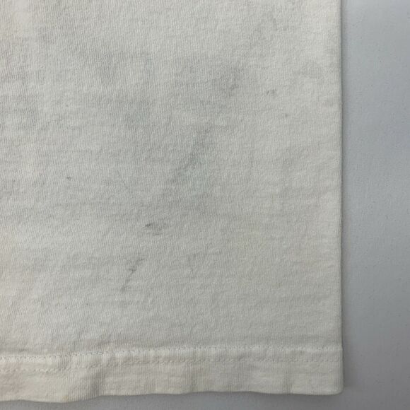 Vintage Milo Millennium Bug T Shirt Mens X-Large Tall 90s Glow In The Dark White - Picture 5 of 11